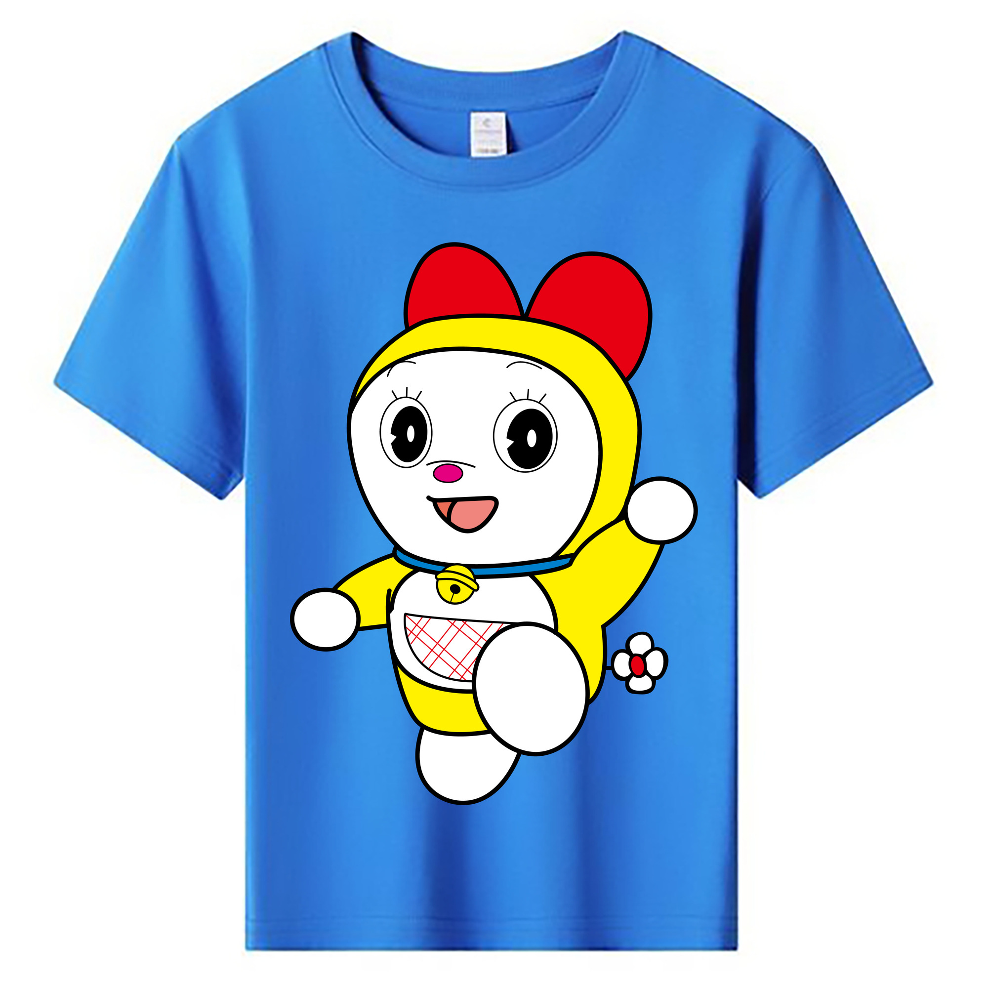 （画像用） ドラえもん ドラミ Doraemon Dorami 綿100％キッズTシャツ（フロントプリント）